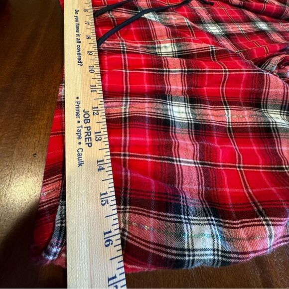 Victoria’s Secret Red Plaid Flannel Pajama Set Size Large - Picture 7 of 13